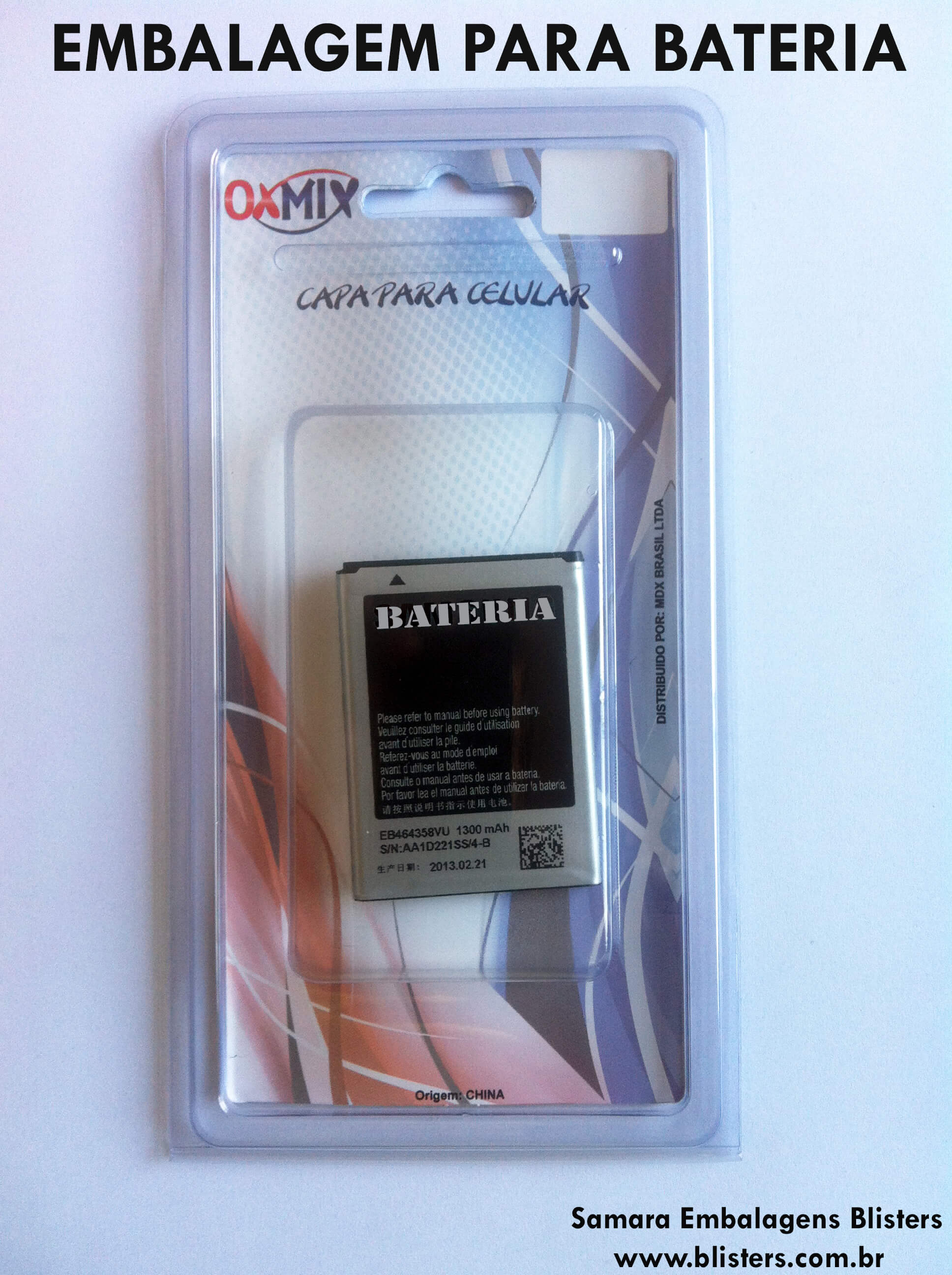 Embalagem para Bateria